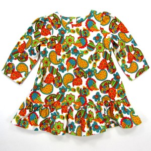 Robe Peinture d' Automne en velours