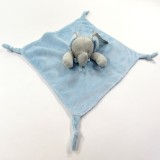 Doudou Eléphant Bleu