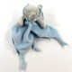 Doudou Eléphant Bleu
